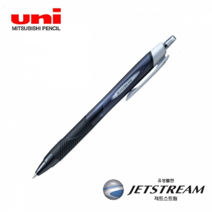 제트스트림 볼펜 1.0mm, 블랙, 10개입