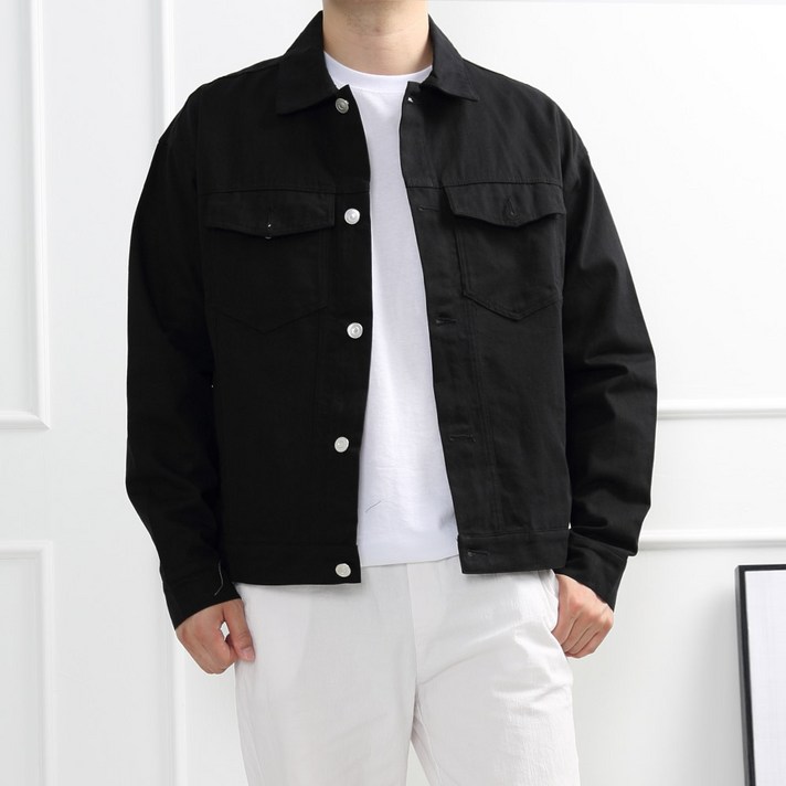 제이에프앤씨 루즈핏 투포켓 트러커 자켓