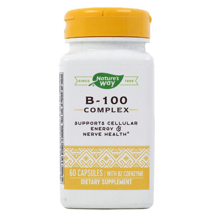 네이쳐스웨이 B-100 컴플렉스 B2 코엔자임 포함 캡슐, 60개입, 1개