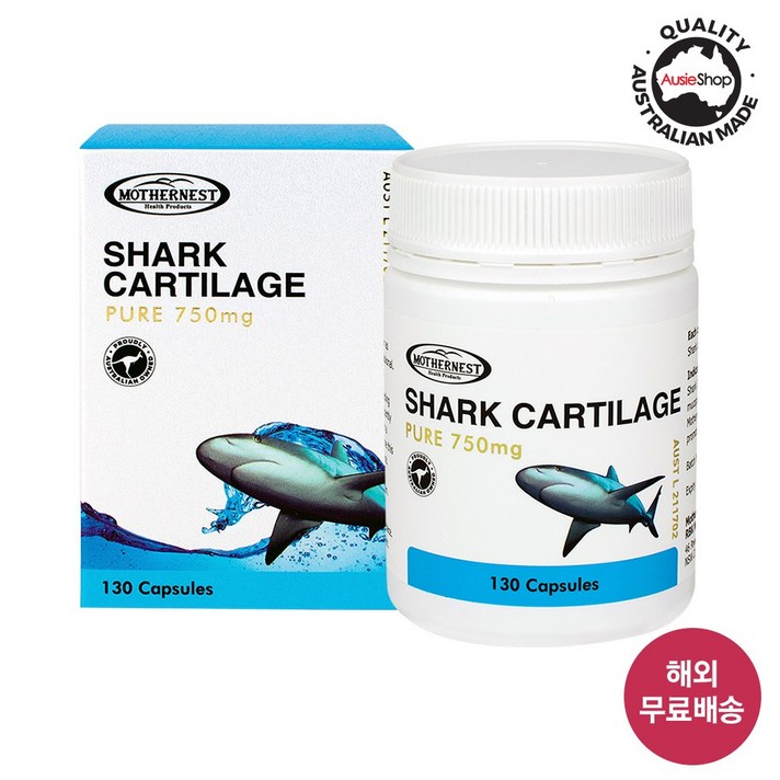 마더네스트 호주직구 상어연골 750mg 130정(사은품증정), 130캡슐, 1개