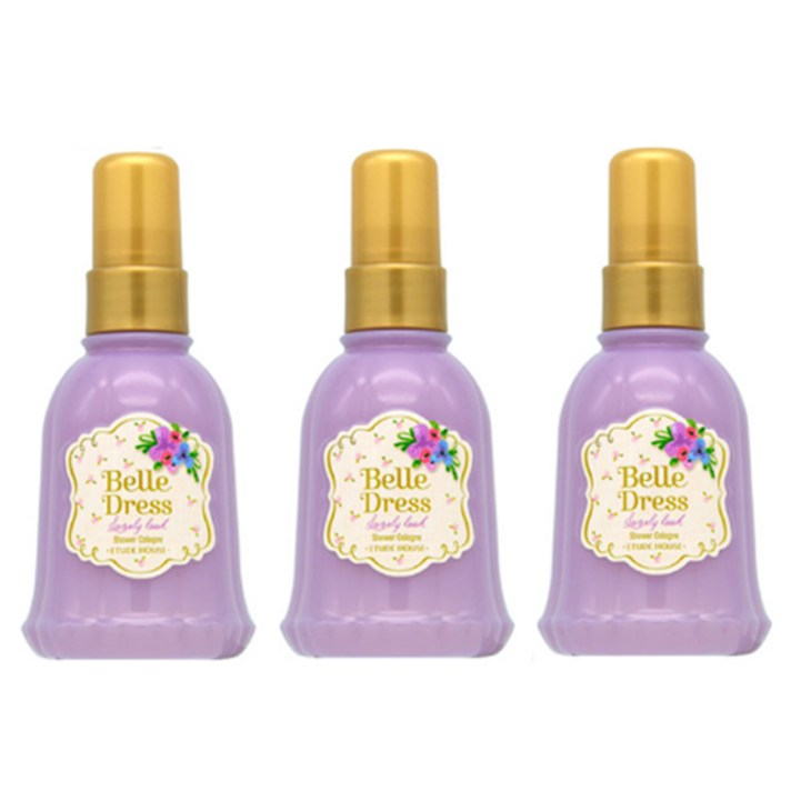 에뛰드하우스 벨 드레스 러블리룩 샤워코롱 3개세트 (100ml+3개)