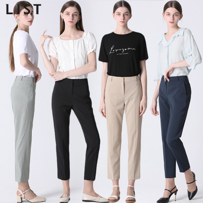 리스트 리스트  데일리 슬림 슬랙스