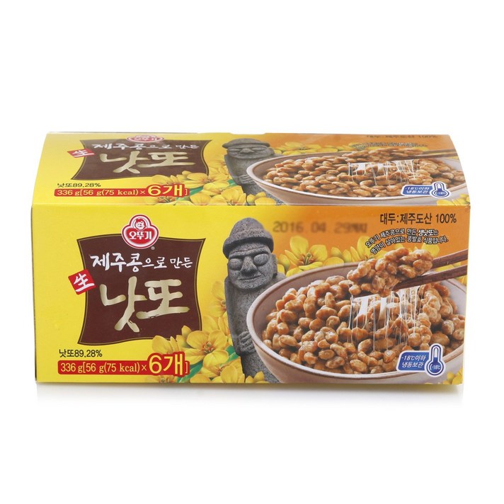 오뚜기 생낫또 6입 336g x2