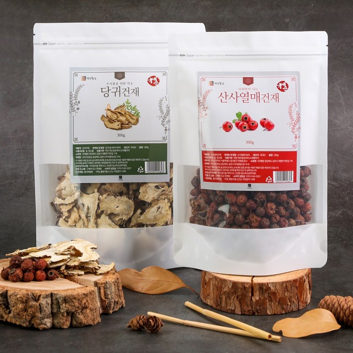 건강중심 국내산 산사 열매 당귀 뿌리 300g, 당귀 300g, 1개입