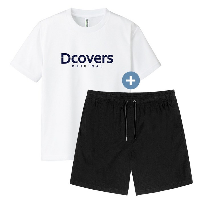 11 DCOVERS 반팔티반바지 2종세트 디커버스 남자 여자 기능성 티셔츠