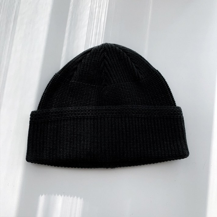 이코마켓 탄탄 남녀공용 니트 숏 비니 니트비니 여자 남자 와치캡 레옹비니 챙없는 모자