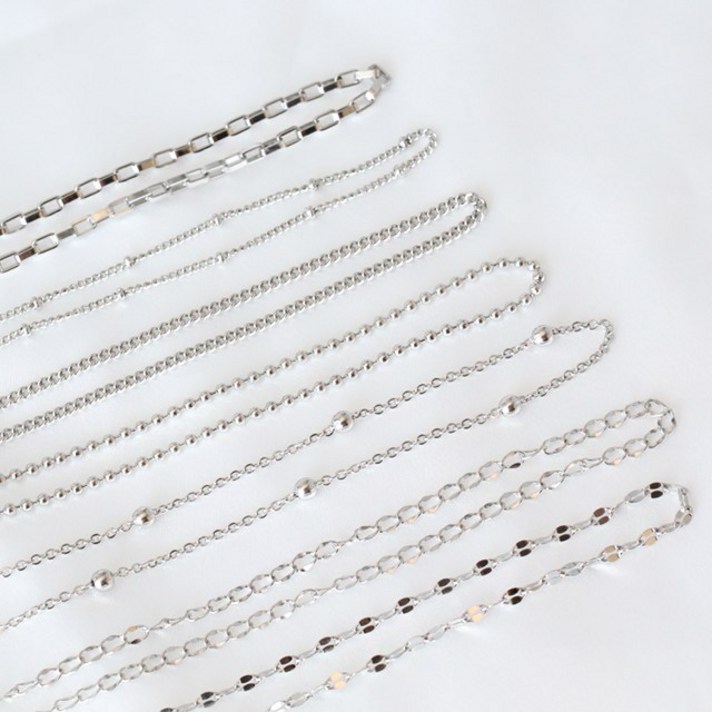 [변색NO알러지NO길이조절가능] 써지컬스틸 마스크 줄 목걸이 체인 스트랩