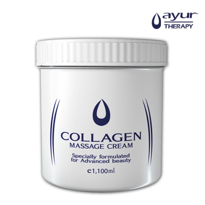 [아유라피] 콜라겐 마사지크림 RF고주파크림 얼굴+바디+손마사지, 1100ml, 1개