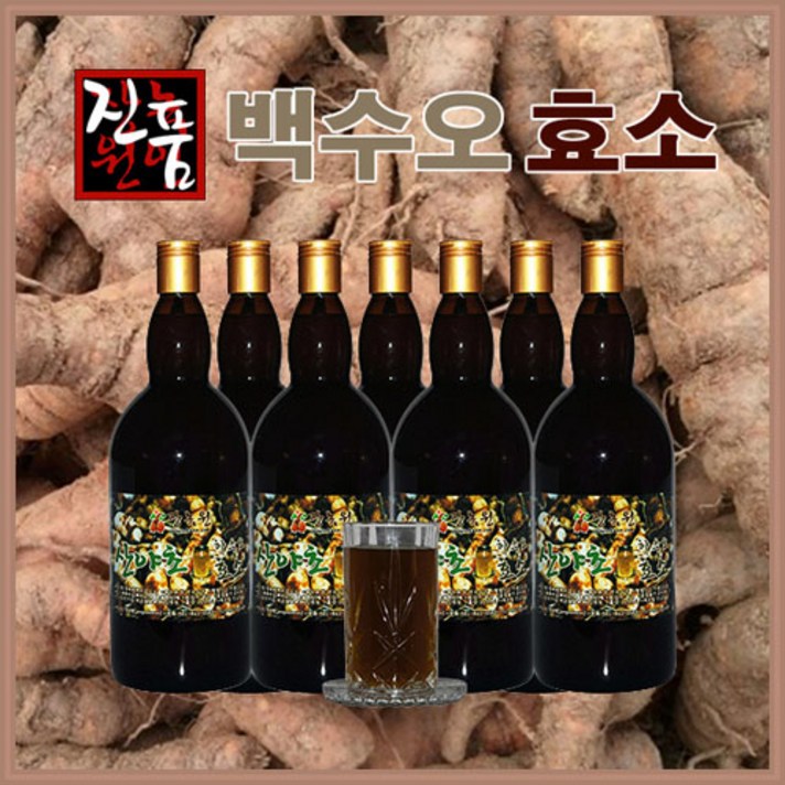 장녹원 백수오효소 1100ml, 4병