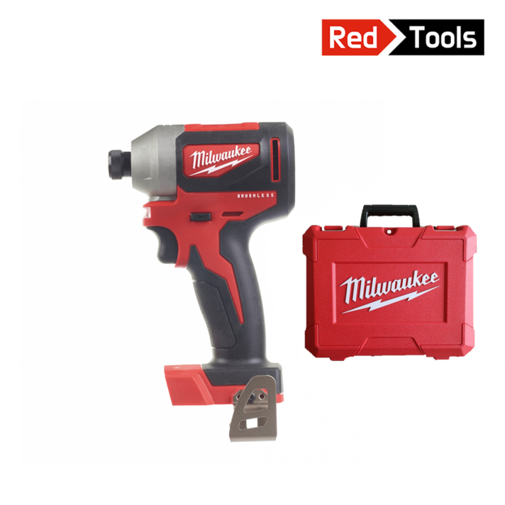 밀워키 18V 콤팩트 브러쉬리스 임팩트 드라이버 베어툴 M18 CBLID-0C, 1개