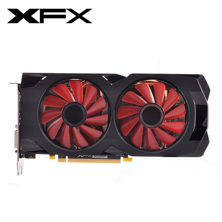 XFX RX 570 4GB Video Screen Cards GPU Refurbish, One One Size