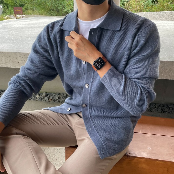 민스 포근 캐시 카라 가디건