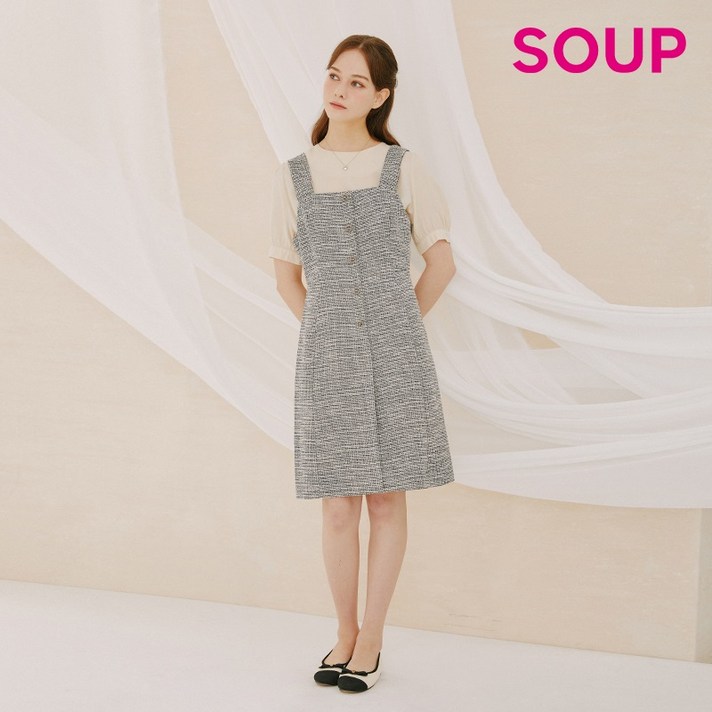 뷔스티에 트위드 원피스S와이3OPMA 7953785