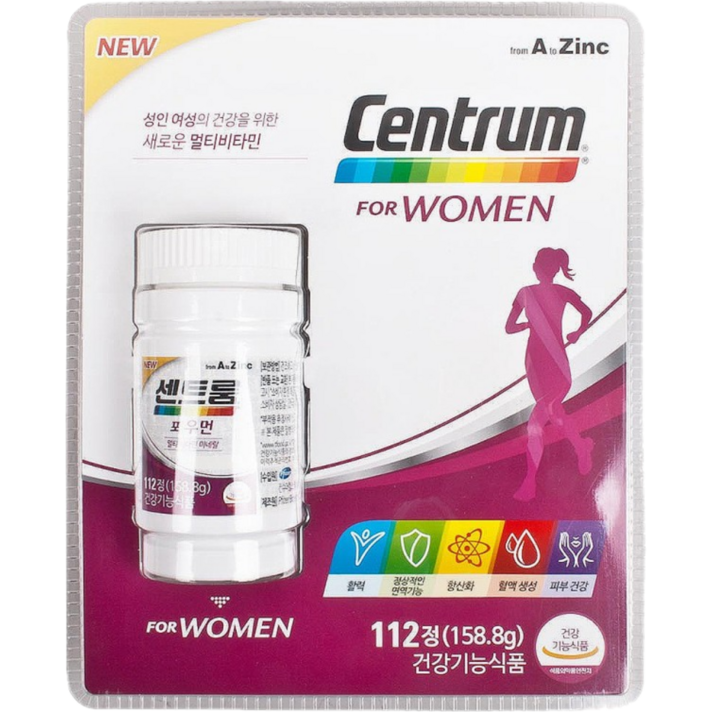 센트룸 포 우먼 멀티비타민, 112정, 1개