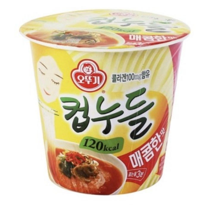 오뚜기컵누들 매콤한맛 작은컵, 36개