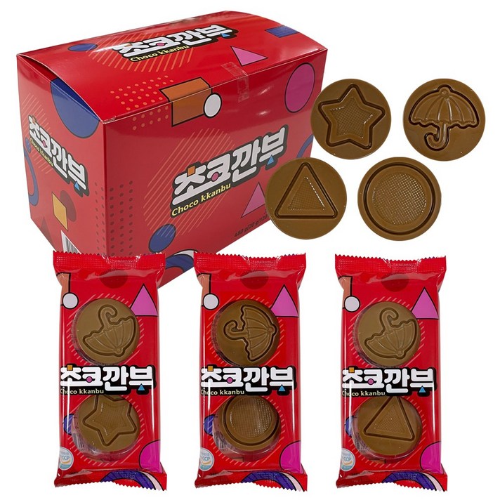  해피타임 초코 깐부, 24개, 20g 