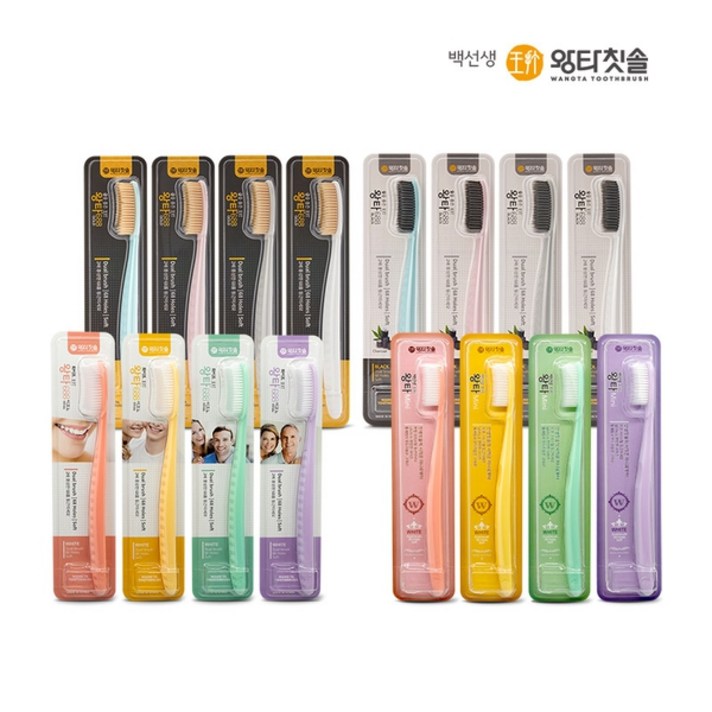 왕타칫솔 왕타 베스트 16P, 없음