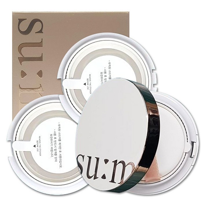 (21년05월 제조)숨37도 선 어웨이 쿨링 선 씨씨 EX 본품15g 1개+리필15g 2개