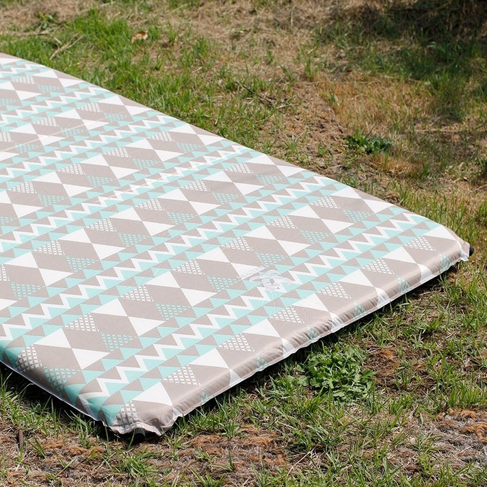 2인용 자충매트 5cm HR-1087 캠핑매트 차박 비박 에어매트 매트리스 대형, 자충매트 HR-1087 핑크(5cm)더블