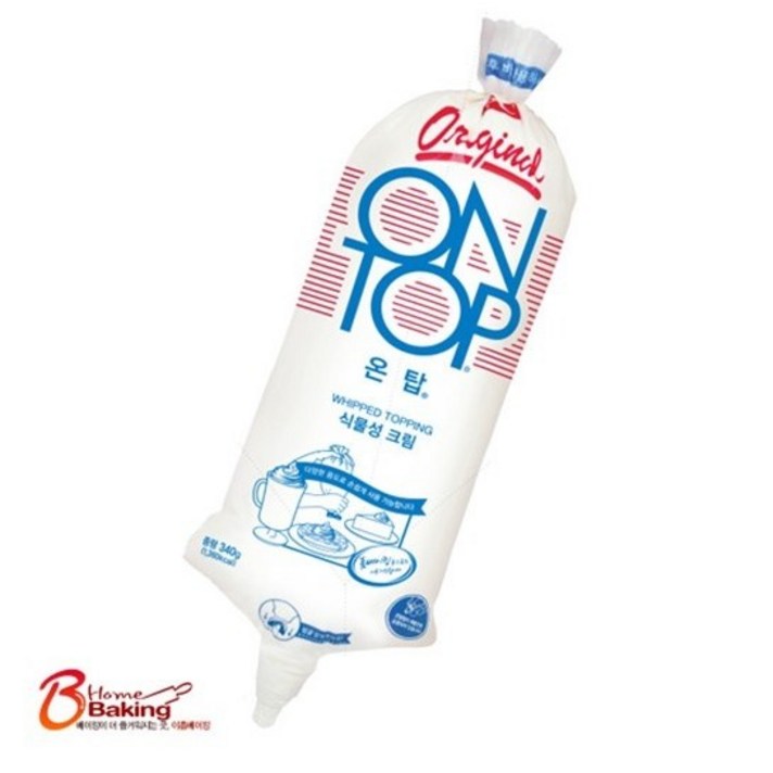이홈베이킹 바로짜서쓰는생크림온탑340g - 아이스박스 별도구매제품, 1개 아이스박스+아이스팩 포함