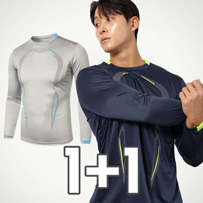 누베크 11 남성 냉감 긴팔 반팔 쿨 티 티셔츠 기능성 운동복 상의