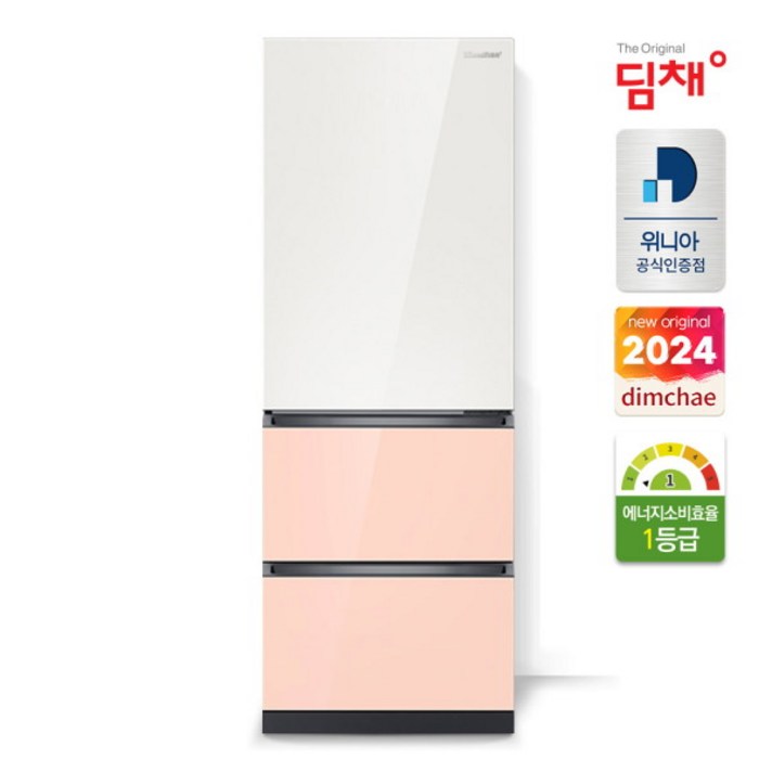  [위니아] [딤채] 1등급 330리터 스탠드 김치냉장고 EDT33JBPIEH1 무료설치배송, 모델선택:EDT33JBPIEH1(샤인 베이지피치) 