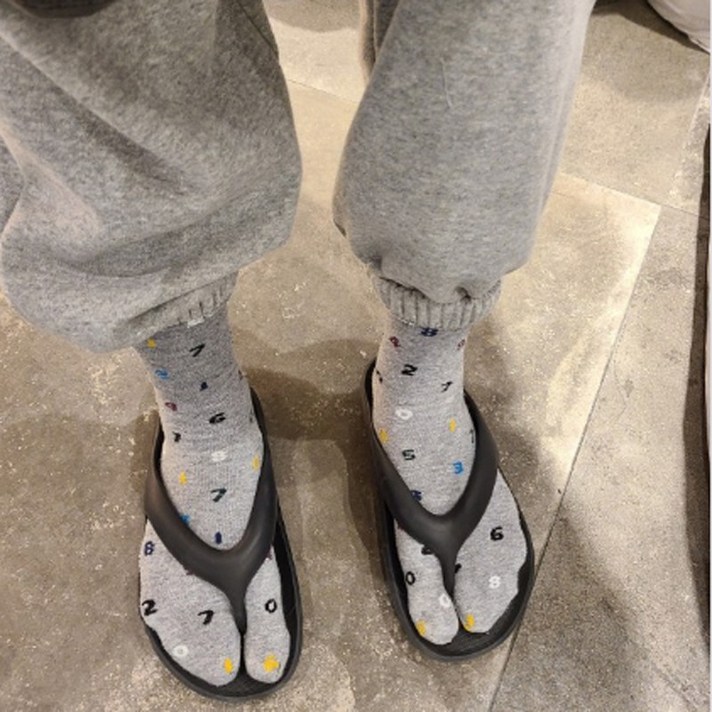 고운발 타비 숫자 중목 엄지발가락양말 족발 쪼리 삭스