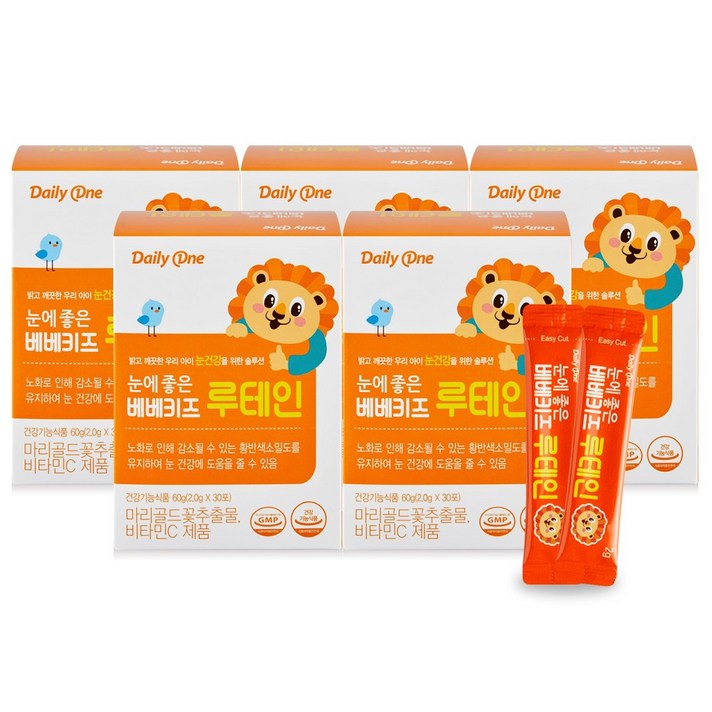 [데일리원] 베베키즈루테인 5통(총 150포), 30포, 5개