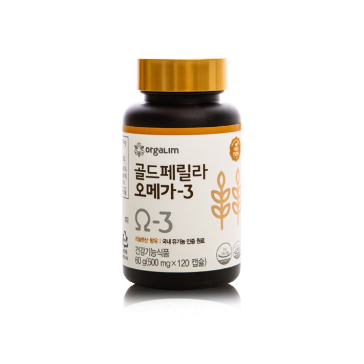 올가림 골드 페릴라 오메가3 120정 2개월분, 1통