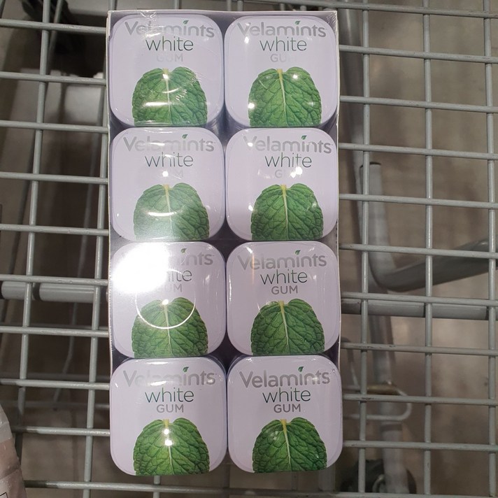 벨라민츠 스피아민트 화이트 껌, 40g, 8개