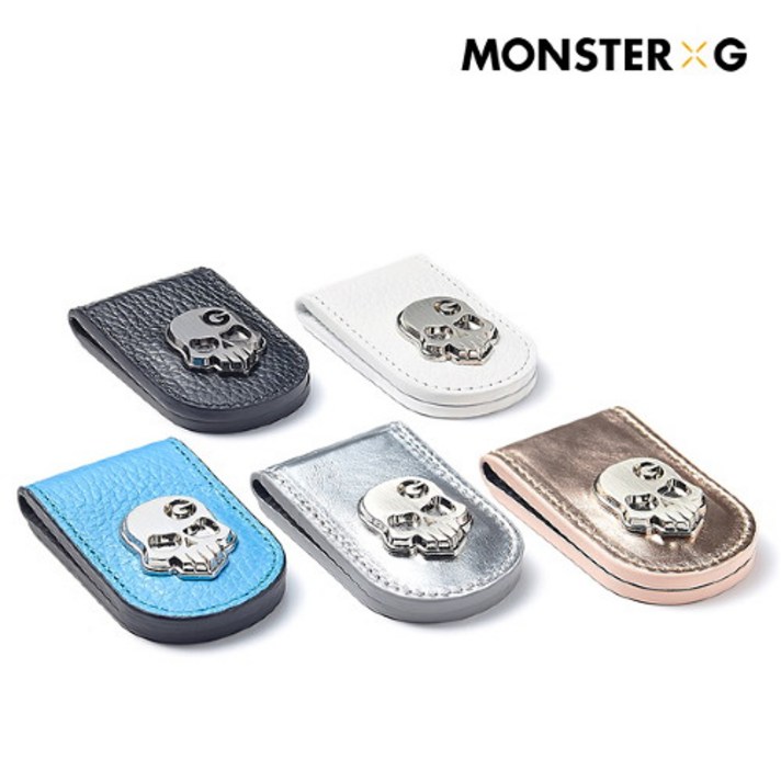 몬스터지 프리미엄 가죽 골프 머니클립 MA21SM