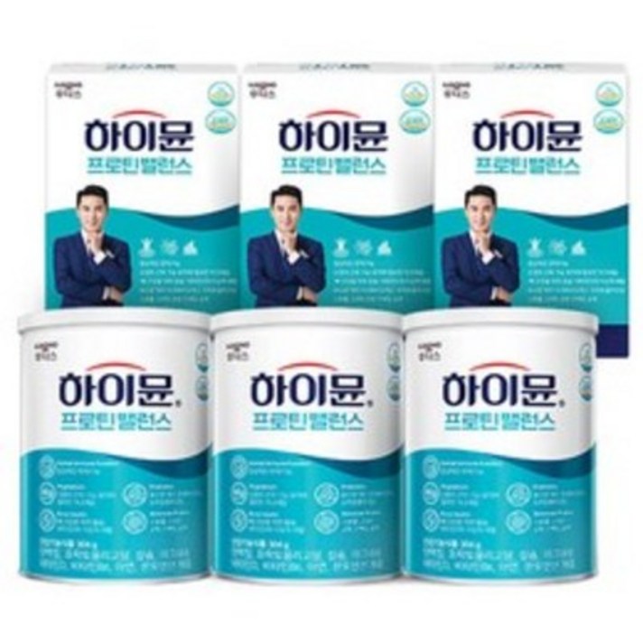 하이뮨 프로틴 밸런스 캔 304g + 스틱 190g 세트, 3세트