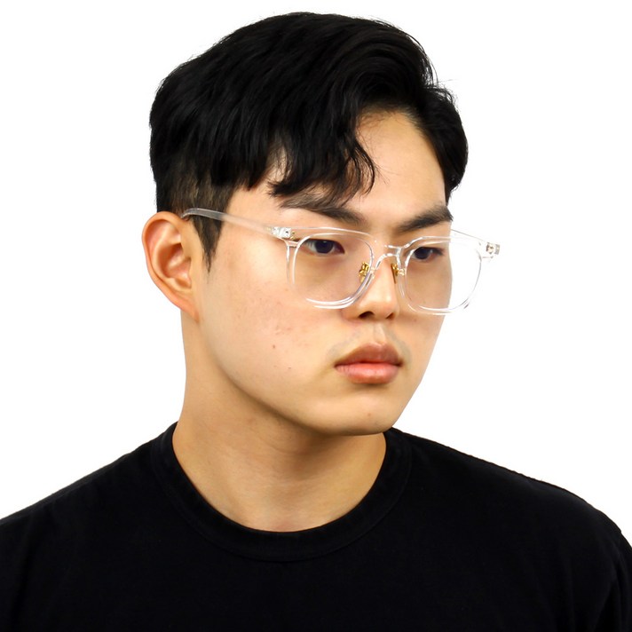 원웨이 블루라이트 차단안경 OB689 투명 뿔테안경 남녀공용 청광 안경 블루라이트차단테스터기