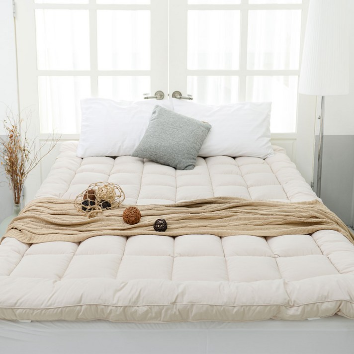  누잠 매트리스, 베이지(크림색) 