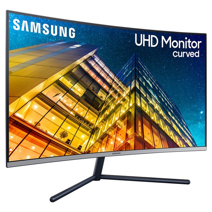 삼성전자 U32R590 32인치 4K UHD 커브드 모니터, LU32R590CWKXKR