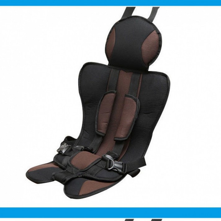 LIFAN 어린이 안전 시트 자동차 휴대용 자동차 아기 시트 미끄럼 방지 매트 0-12 세, 묵인, 커피 색