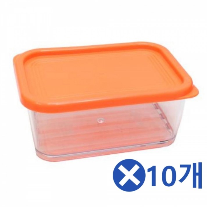 [DS] 크리스탈 밀폐용기-깊은형 중x10개 견과류통 밥얼리기