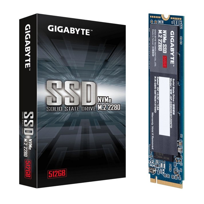  기가바이트 GIGABYTE M.2 NVME 2280 512GB 