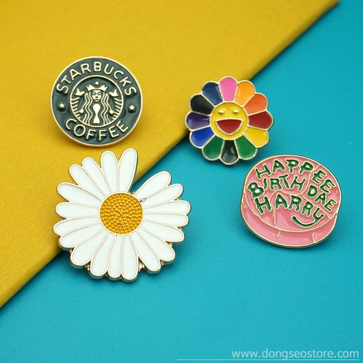 동서스토어 일러스트 배지 패션브로치 핀뱃지