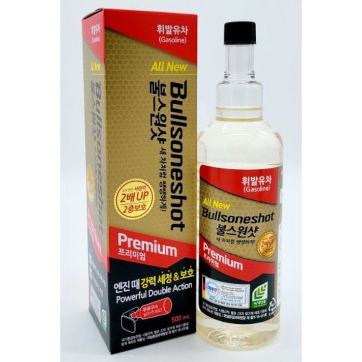 [메가마트]불스원샷 프리미엄 휘발유 500ml, 필수