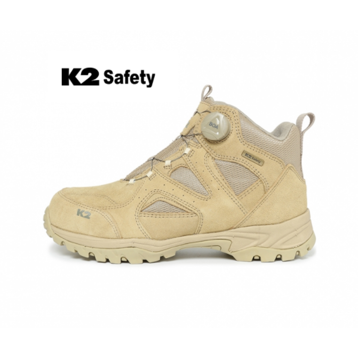 K2-67S 케이투 6인치 안전화 전술화 타입 보아 다이얼 작업화 천연가죽 방수 건설화