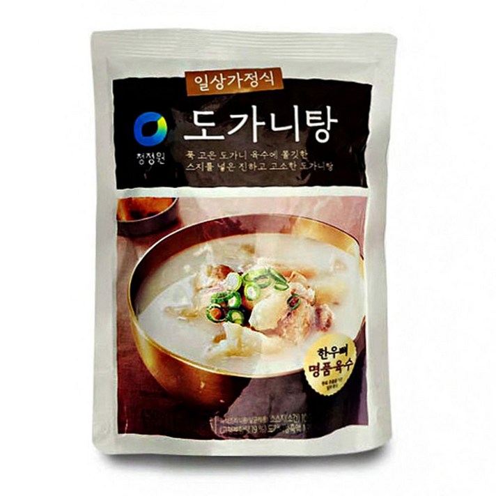 청정원 일상 가정식 진하고 고소한 도가니탕 간편식 즉석국 즉석탕, 정컴퍼니 도가니탕