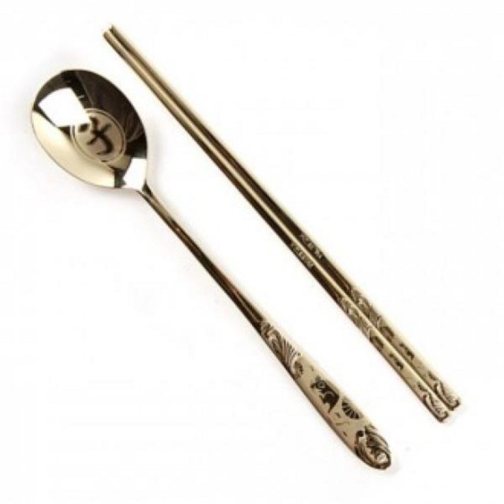 EGL154572윌리브 수저 세트 숟가락 젓가락 티타늄 쥐띠 1벌, 본상품선택, 본상품선택, 본상품선택