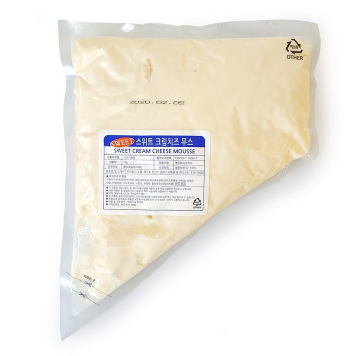 스위트 크림치즈, 1개, 1kg