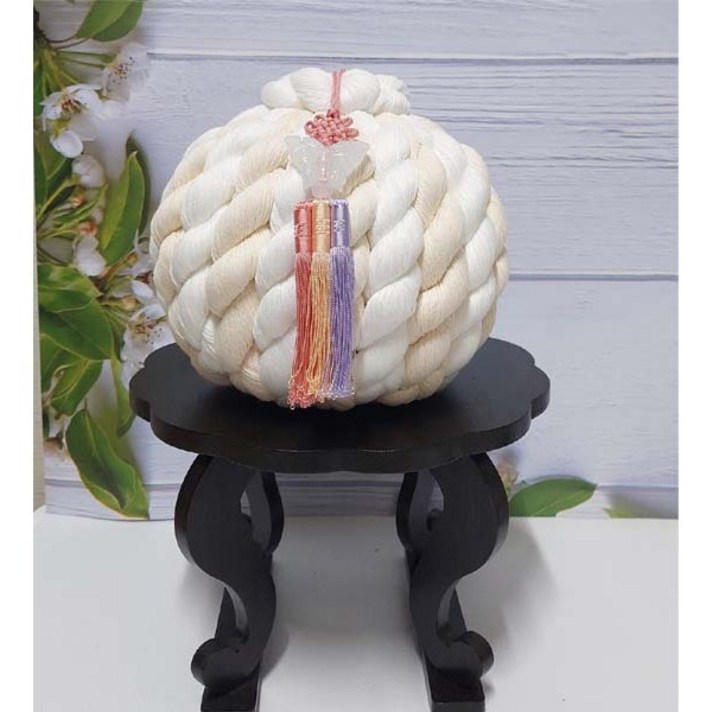 타래실 실타래 장식품 장수실타래 19cm (단품-노리개별도) 돌잔치실타래 백일잔치실 칠순잔치실, 믹스