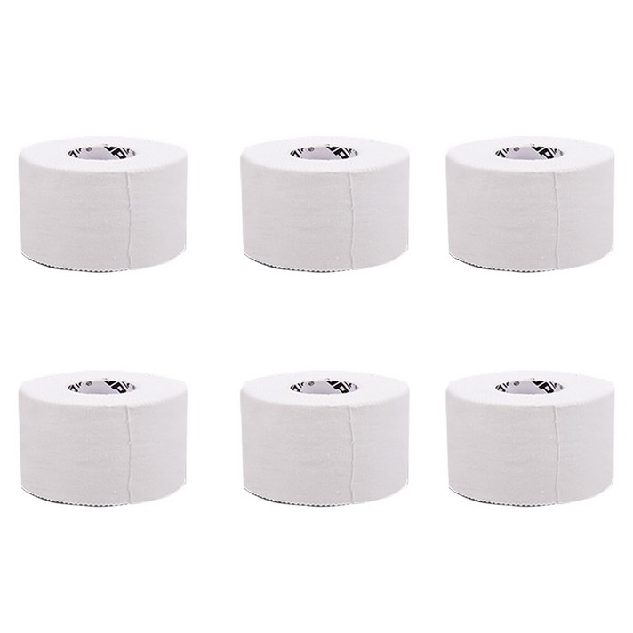  새로이 스포츠테이핑 새로이 R테이프 발목테이핑 보호대 발목서포트 근육 테이핑 3.8 cm X 9.14 m, 1개입, 6개 
