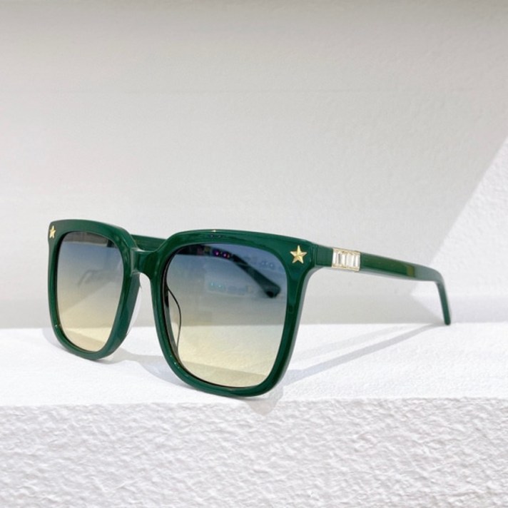 선글라스 여자선글라스 스타 장식 큰 프레임 스퀘어 블랙 화이트 그레이 시안 그라데이션 렌즈 여성 선글라스 베키 패션 남성 안경