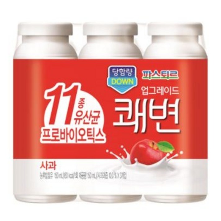 파스퇴르 쾌변요구르트 사과맛150ml X 9입 아이스무료, 9개입, 150ml
