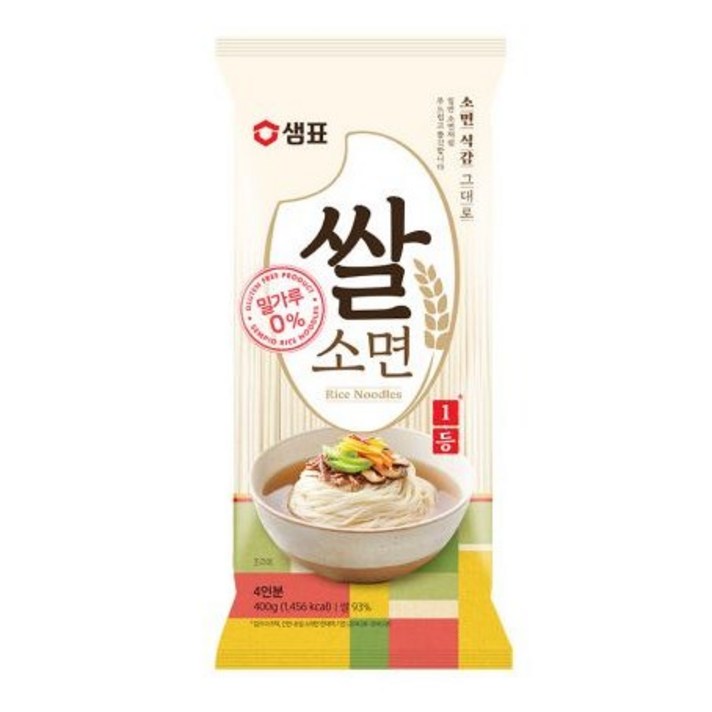 샘표 쌀 소면, 400g, 10개