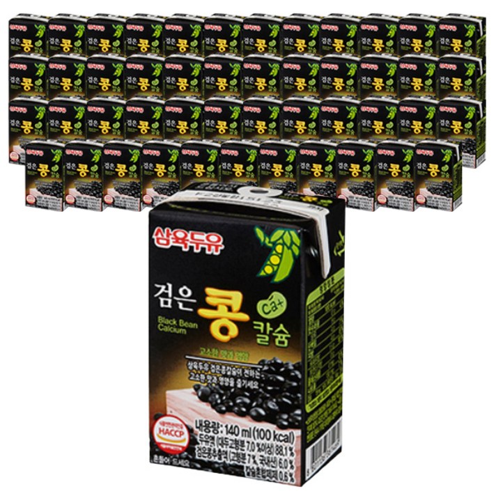  삼육두유 검은콩칼슘 140ml 48개, 상세페이지 참조 